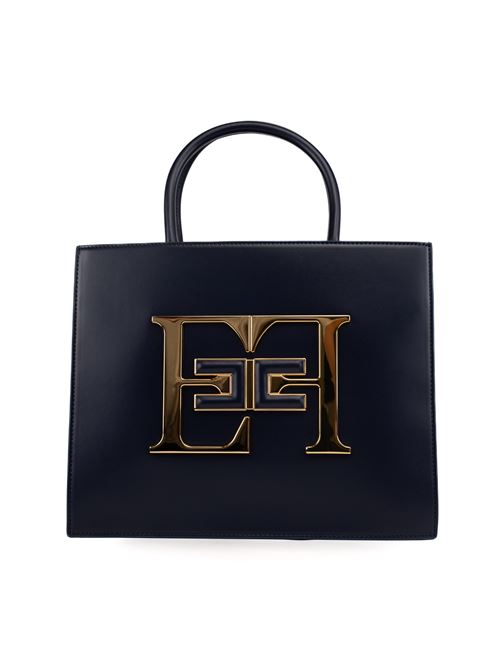 Borsa media a mano con logo Elisabetta Franchi | BS05A46E2B75